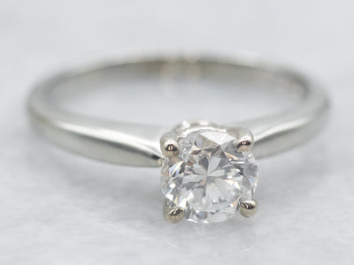 Classic Round Brilliant Diamond Solitaire Ring
