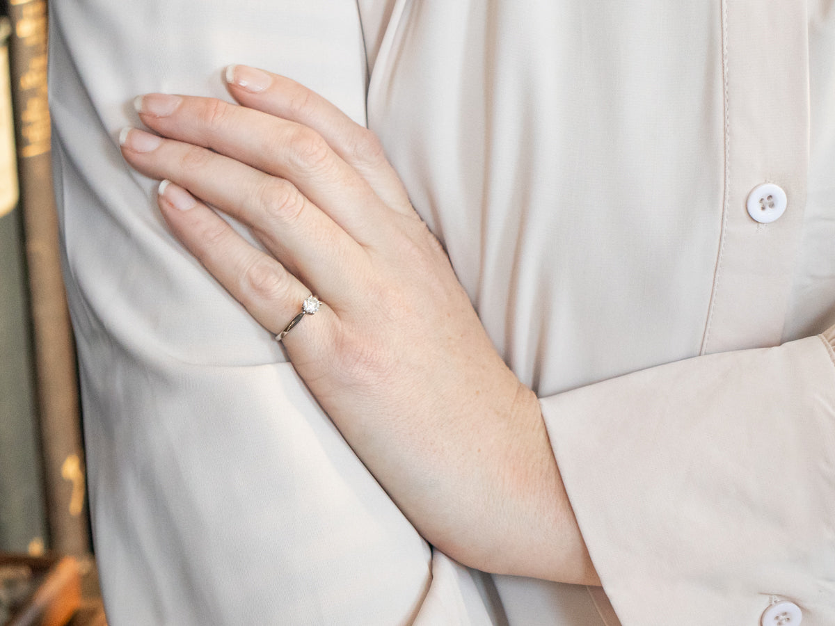 Classic Round Brilliant Diamond Solitaire Ring