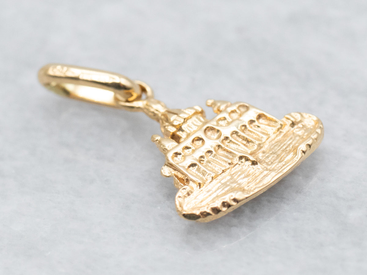 Vintage 18K Gold St. Peter's Dome Charm