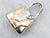 18K Gold Designer Diamond Handbag Pendant
