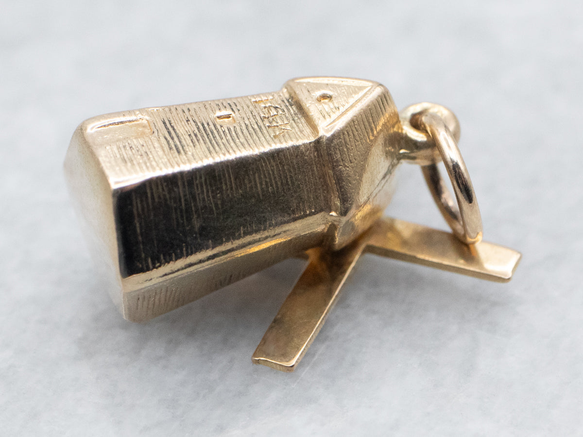 Yellow Gold Windmill Pendant