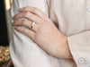 Modern Princess Cut Diamond Three Stone Engagement Ring