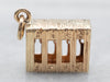 Yellow Gold Slotted Box Charm