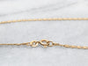 Yellow Gold Snail Chain with Spring Ring Clasp