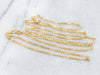 Yellow Gold Figaro Chain with Spring Ring Clasp