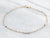 Two Tone Yellow and White Gold Bar Link Bracelet with Lobster Clasp