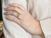 Marquise Cut Peridot Bypass Ring with Diamond Accents