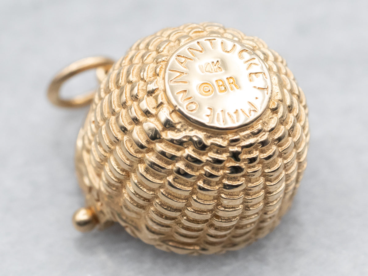 Nantucket Basket Pendant