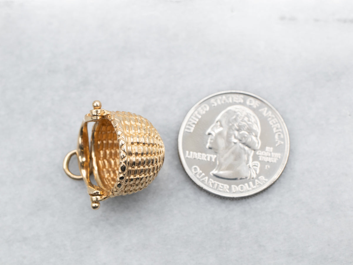 Nantucket Basket Pendant