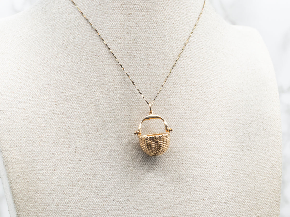 Nantucket Basket Pendant