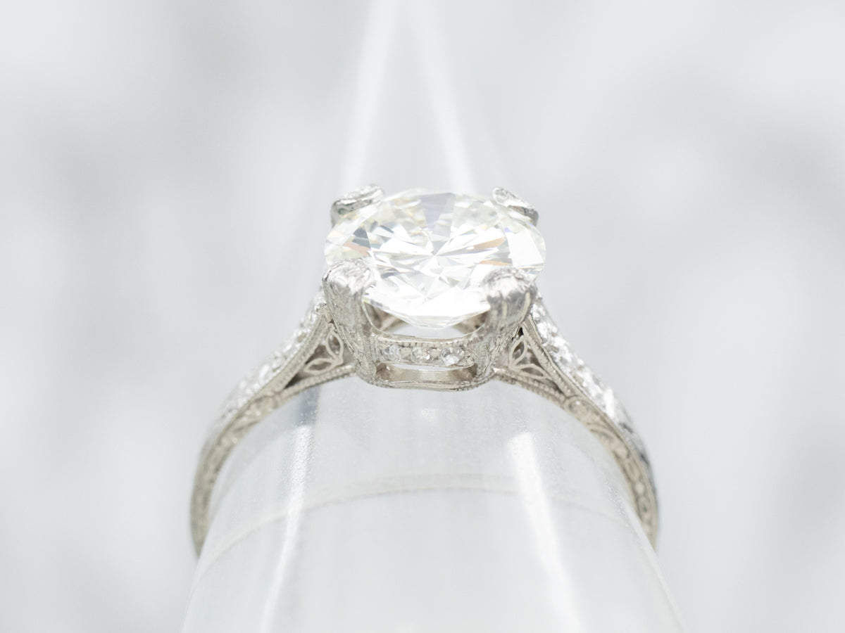 Certified GIA Diamond Engagement Ring