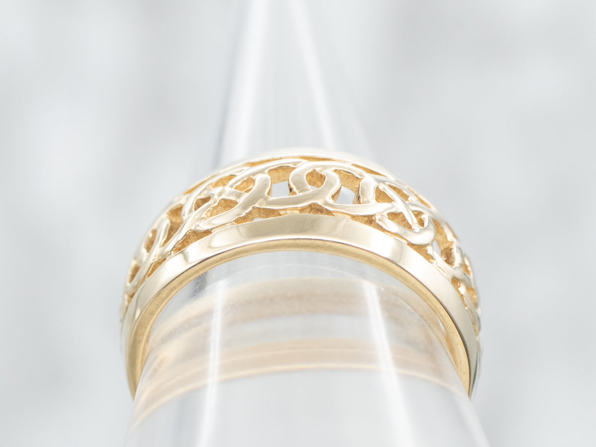 Banda ancha calada con nudo infinito