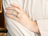 Platinum Teal-Blue Sapphire Solitaire Engagement Ring