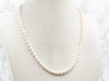Saltwater Pearl Beaded Necklace with Gold Filigree Clasp