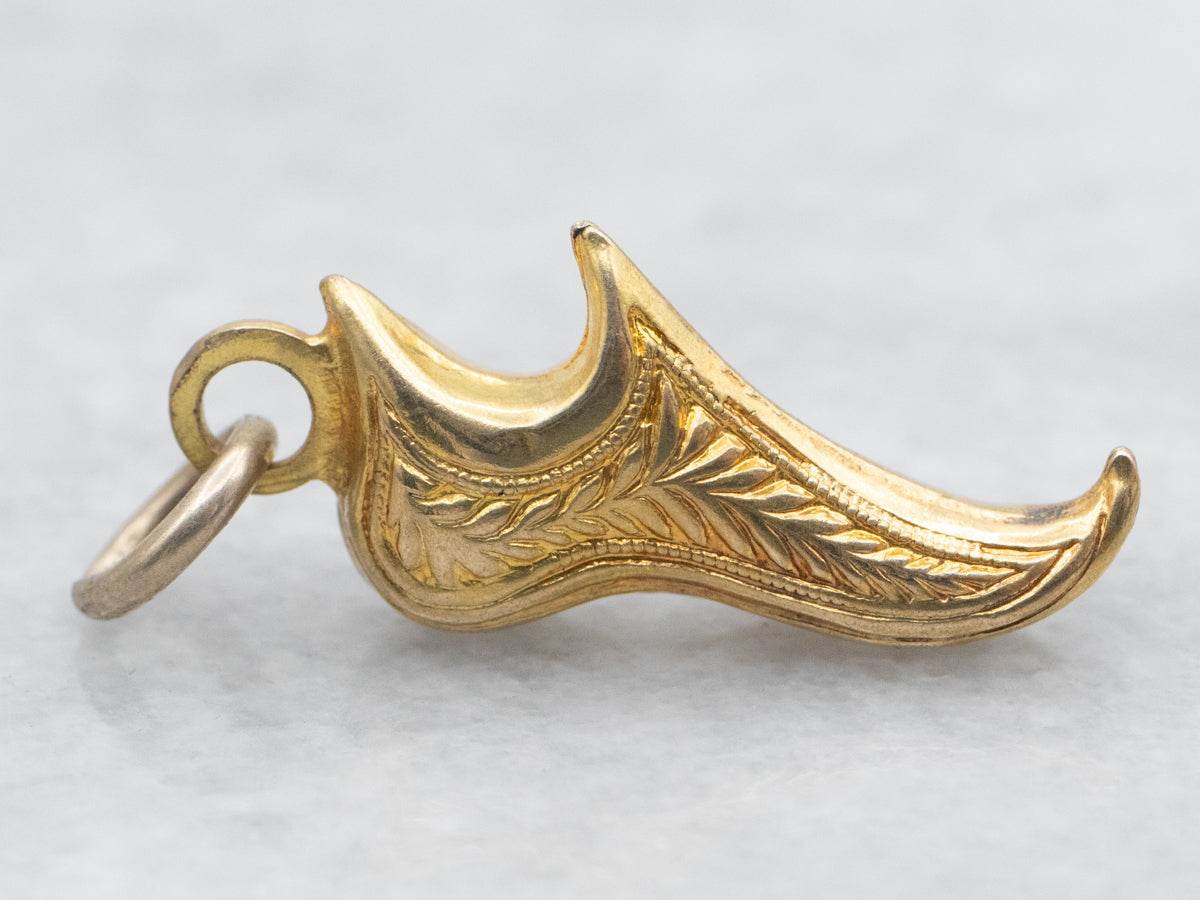 Encanto de zapato genio grabado