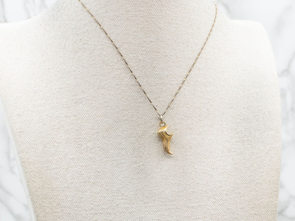 Encanto de zapato genio grabado