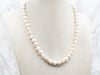 Yellow Gold Freshwater Pearl Necklace