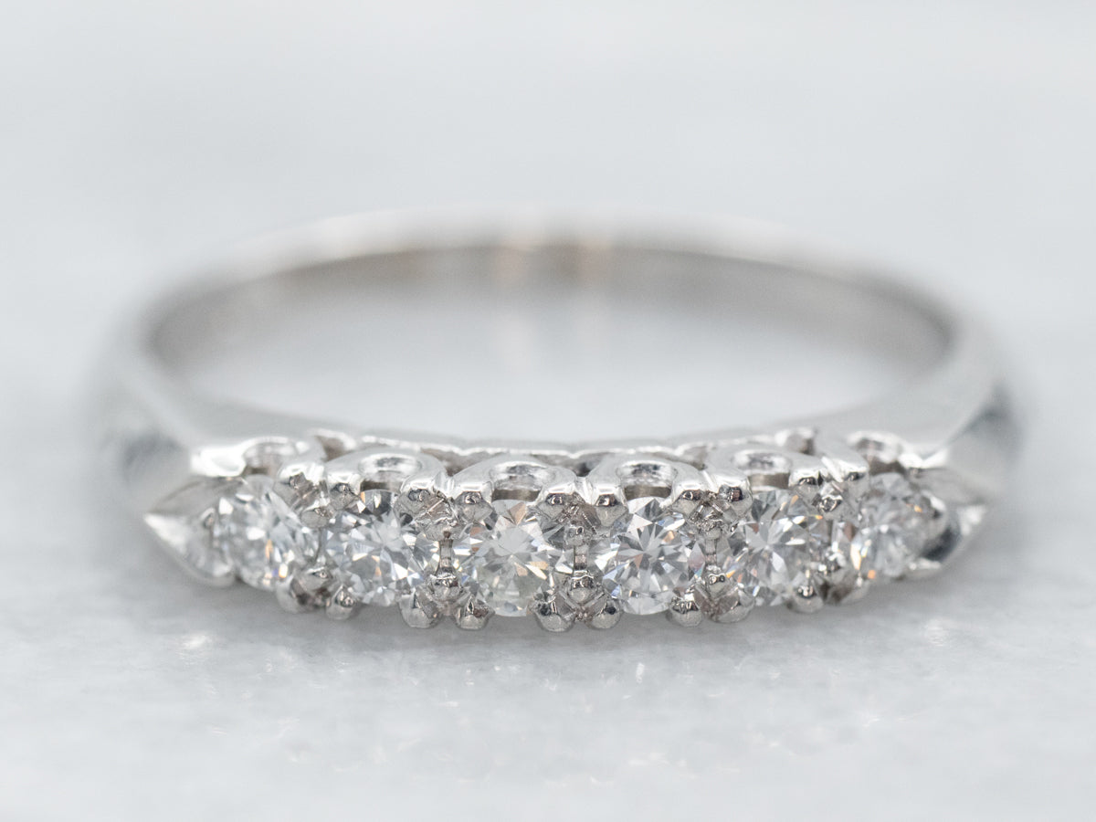 Platinum Diamond Wedding Band