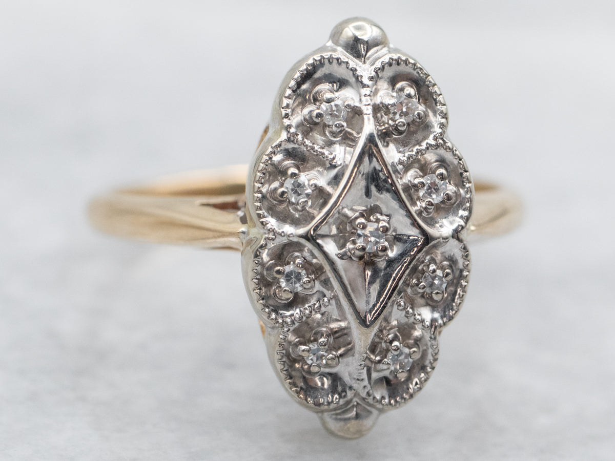 Vintage Diamond Dinner Ring