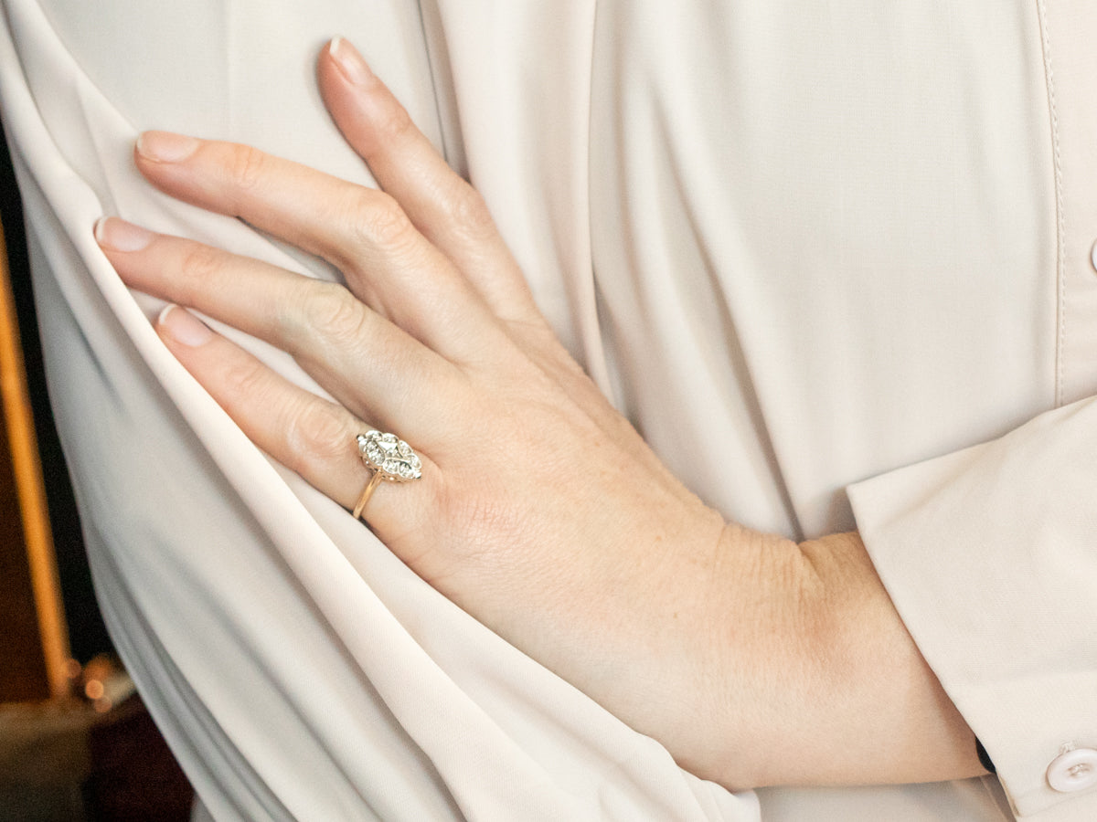 Vintage Diamond Dinner Ring