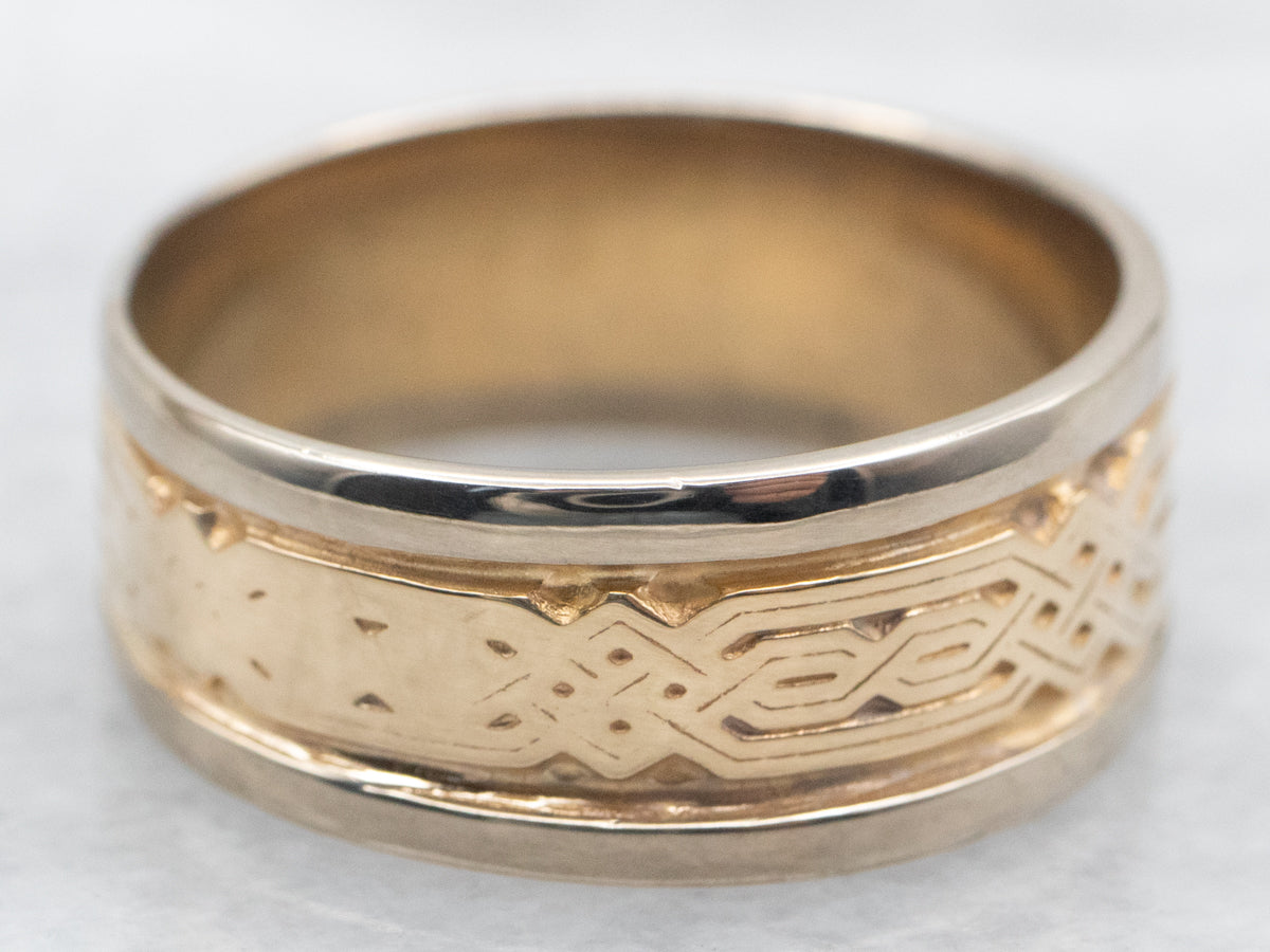 Men's Woven Knot Patterned Band