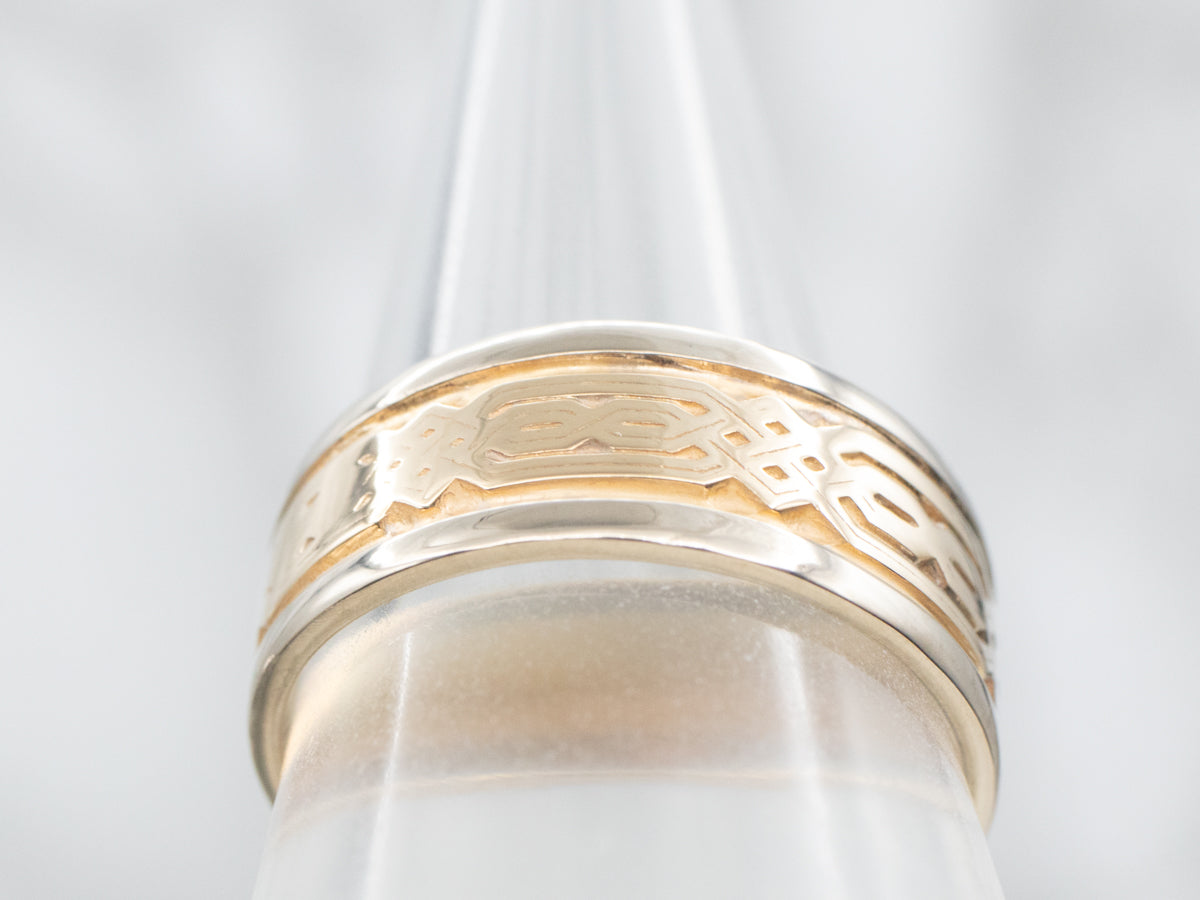 Men's Woven Knot Patterned Band