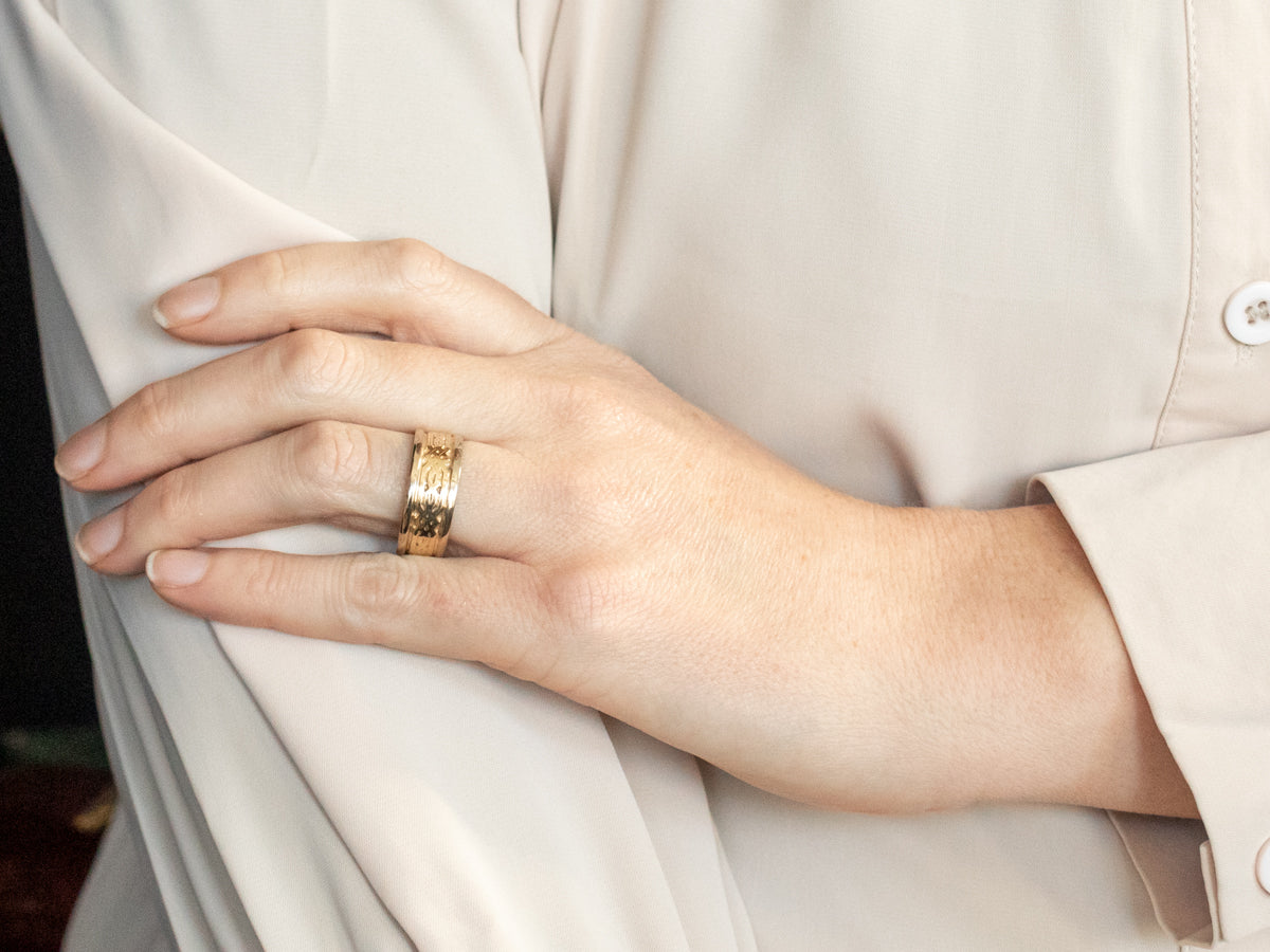 Men's Woven Knot Patterned Band