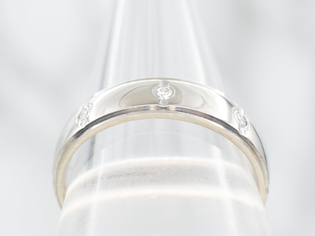 White Gold Diamond Wedding Band