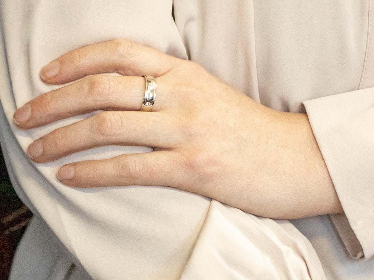 White Gold Diamond Wedding Band