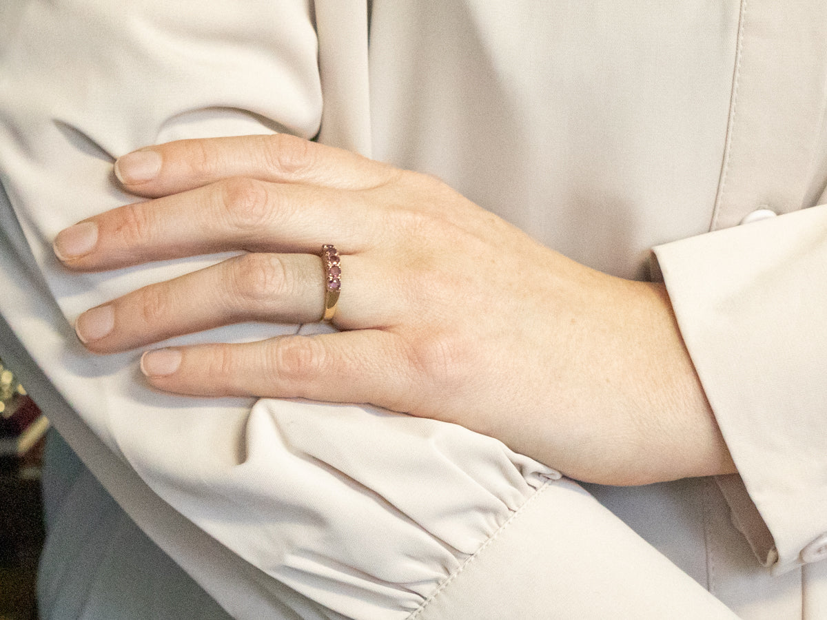Five Stone Ruby Ring