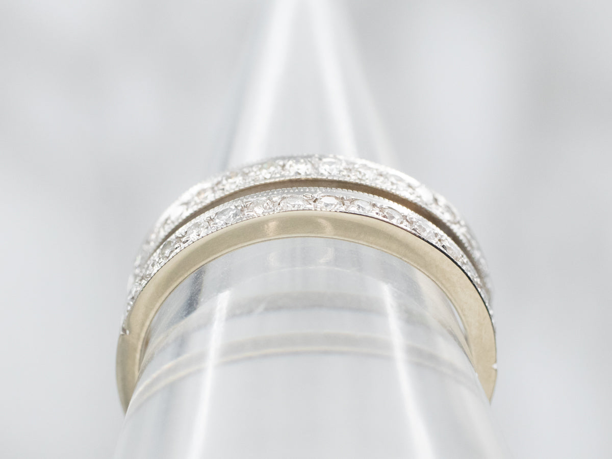 White Gold Diamond Enhancer Band