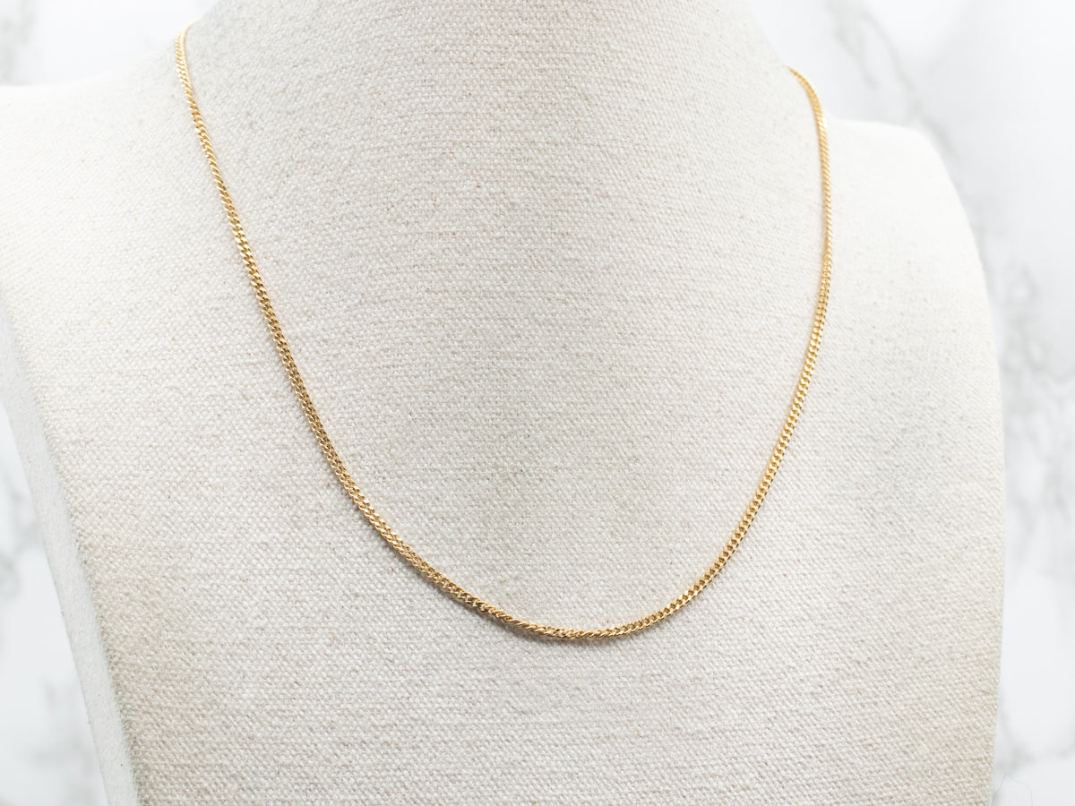 Cadena de eslabones con cierre de anillo de resorte