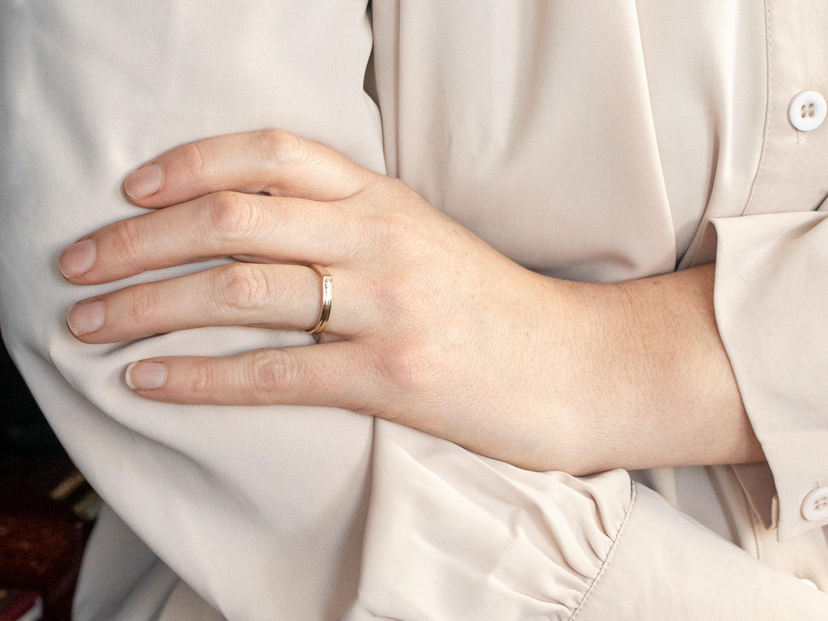 Two Tone Diamond Ring