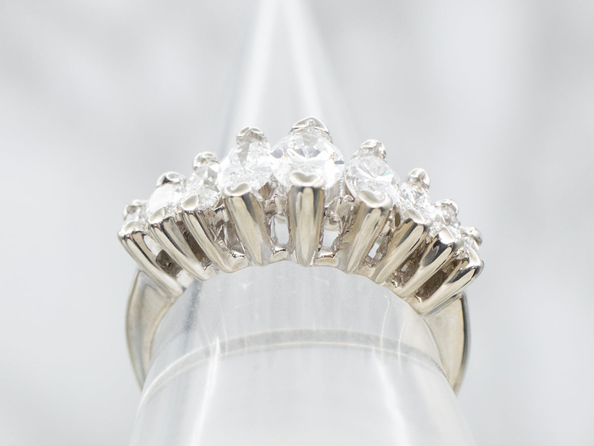 Marquise Cut Diamond Band