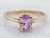 Blossom Pink Sapphire Solitaire Ring