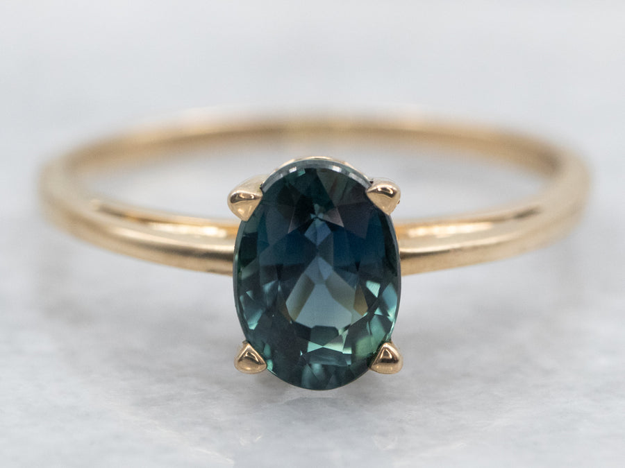 Classic Sapphire Solitaire Ring