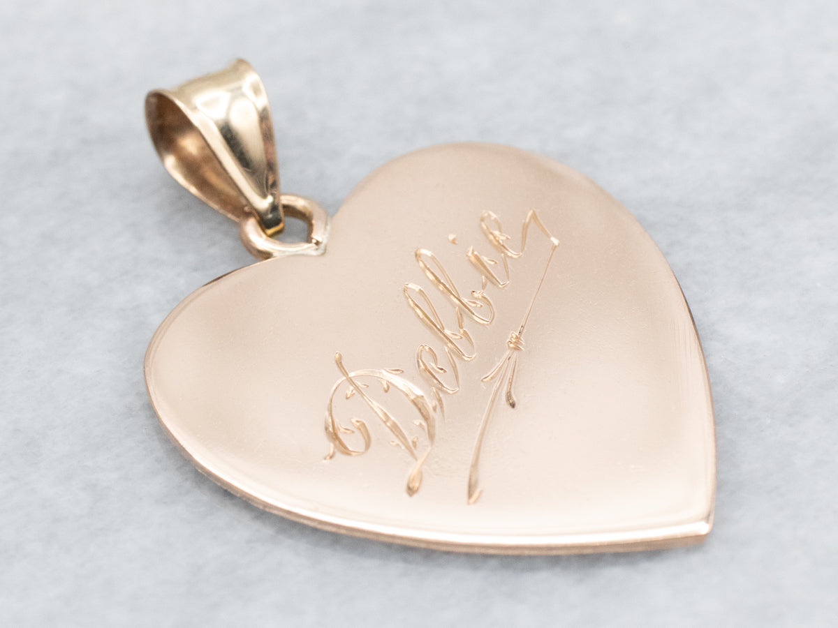 Sweetheart Gold Debbie Pendant