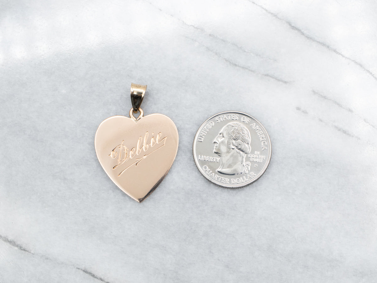 Sweetheart Gold Debbie Pendant