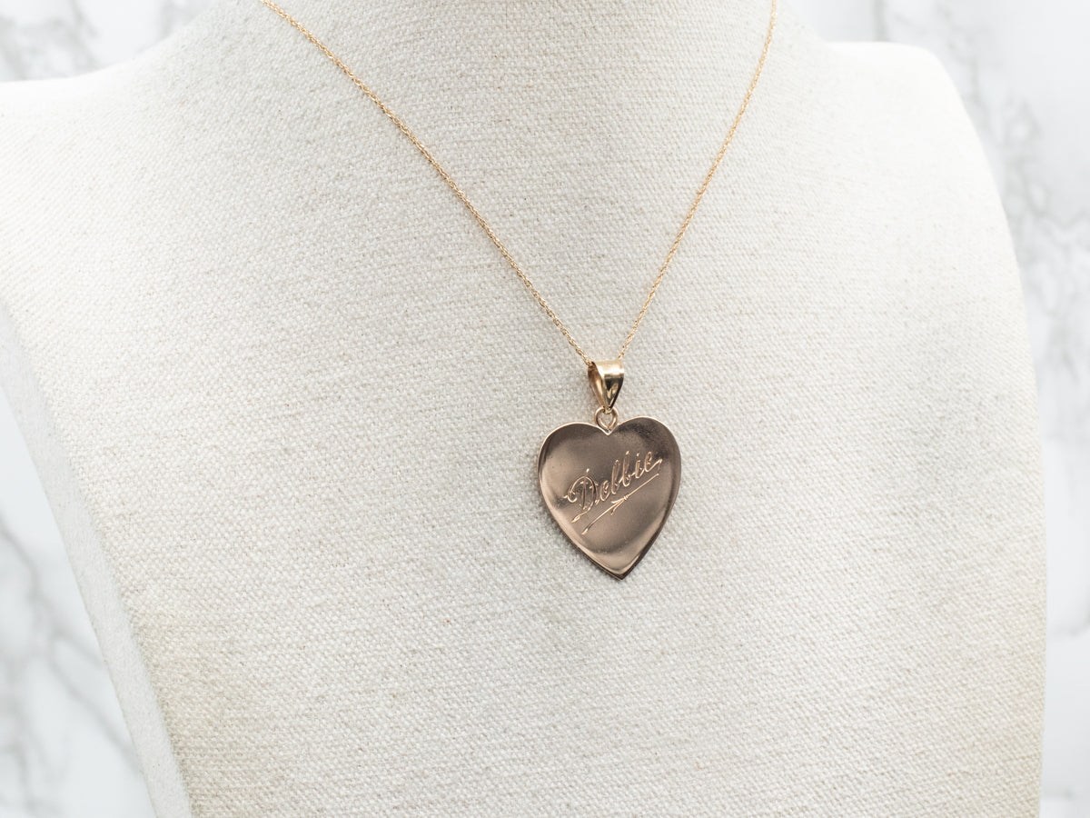 Sweetheart Gold Debbie Pendant
