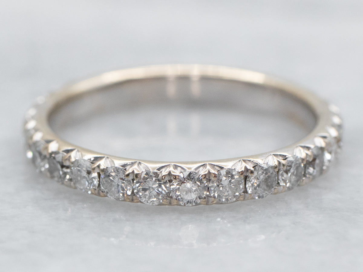 White Gold Diamond Eternity Wedding Band