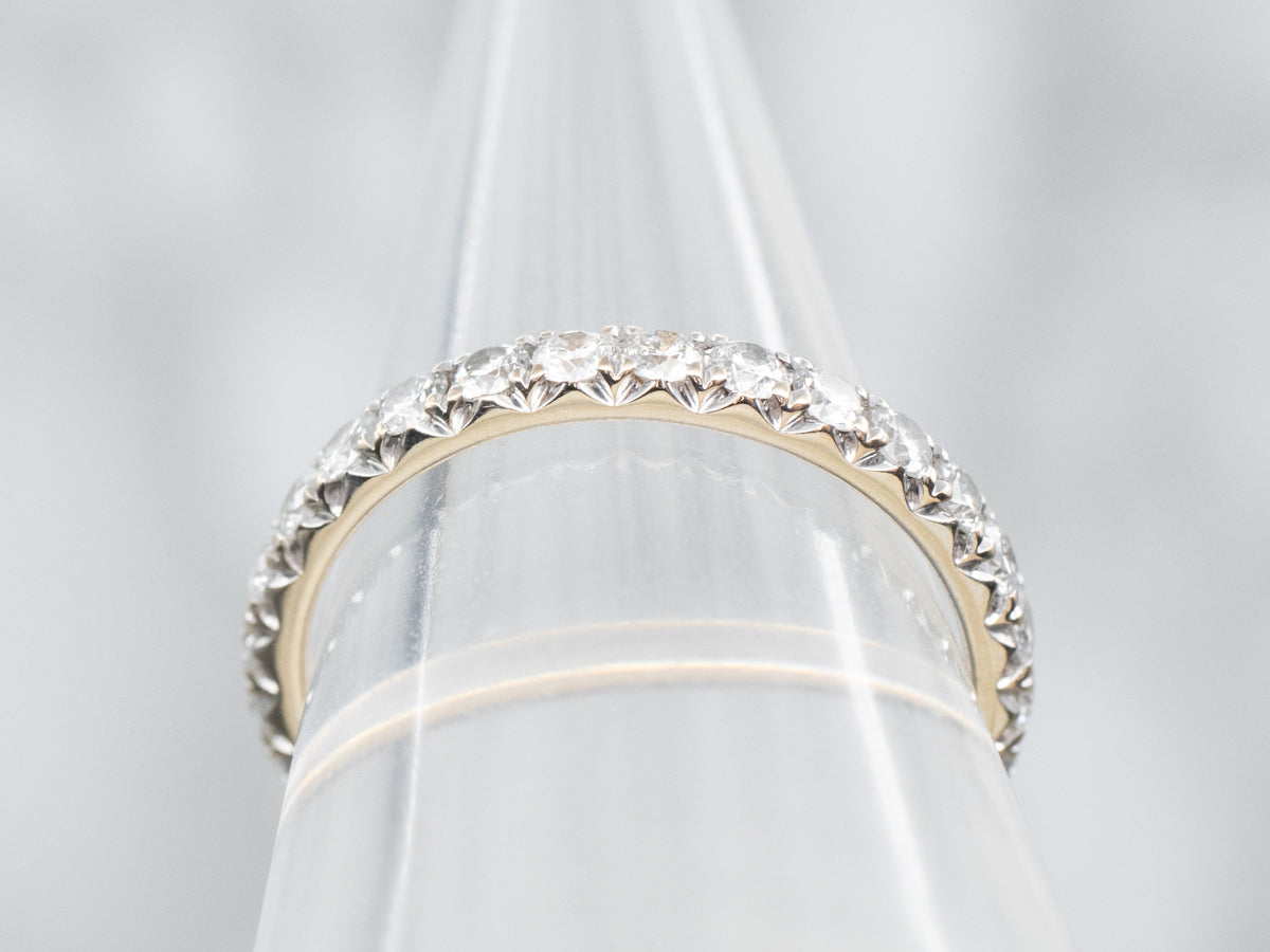 White Gold Diamond Eternity Wedding Band