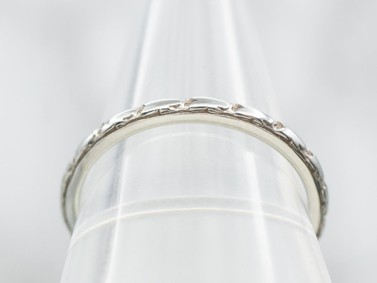 Antique Orange Blossom Patterned Band