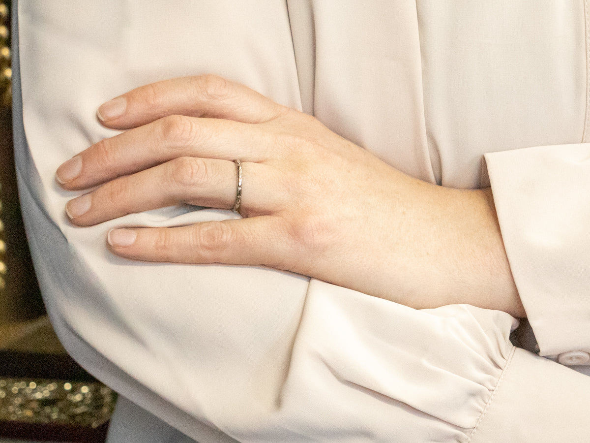 Antique Orange Blossom Patterned Band