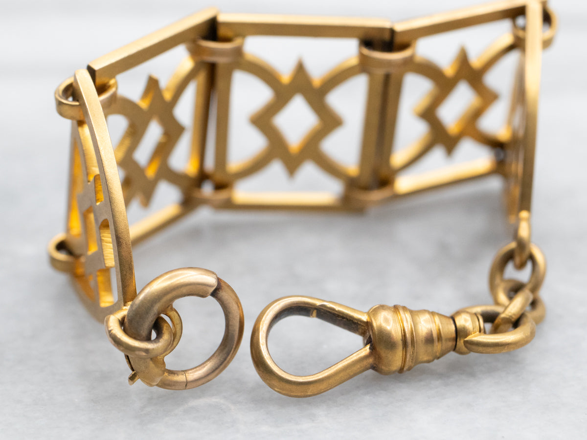 Antique Gold Watch Fob or Extender