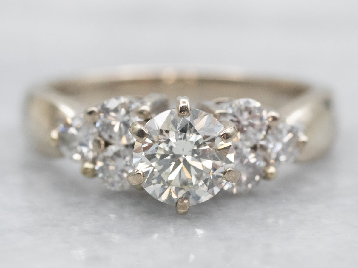 Modern Brilliant Diamond Engagement Ring