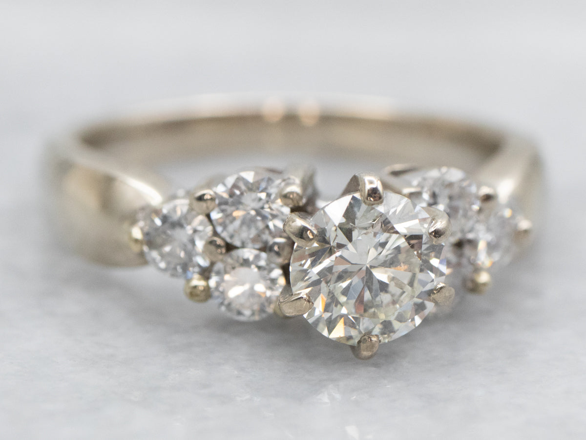 Modern Brilliant Diamond Engagement Ring