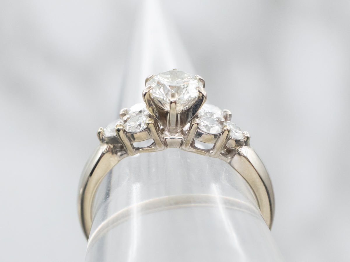 Modern Brilliant Diamond Engagement Ring