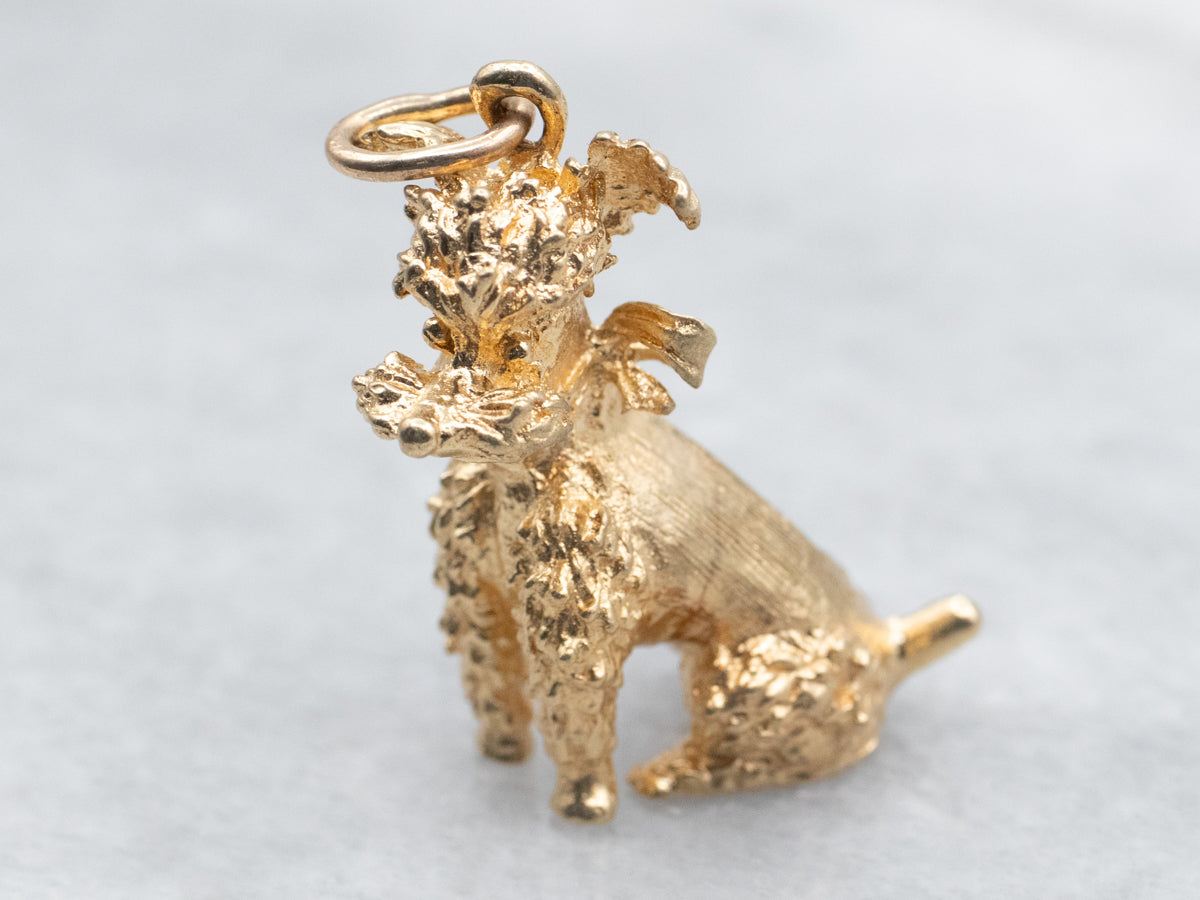 Good Pup, Sitting Dog Charm Pendant