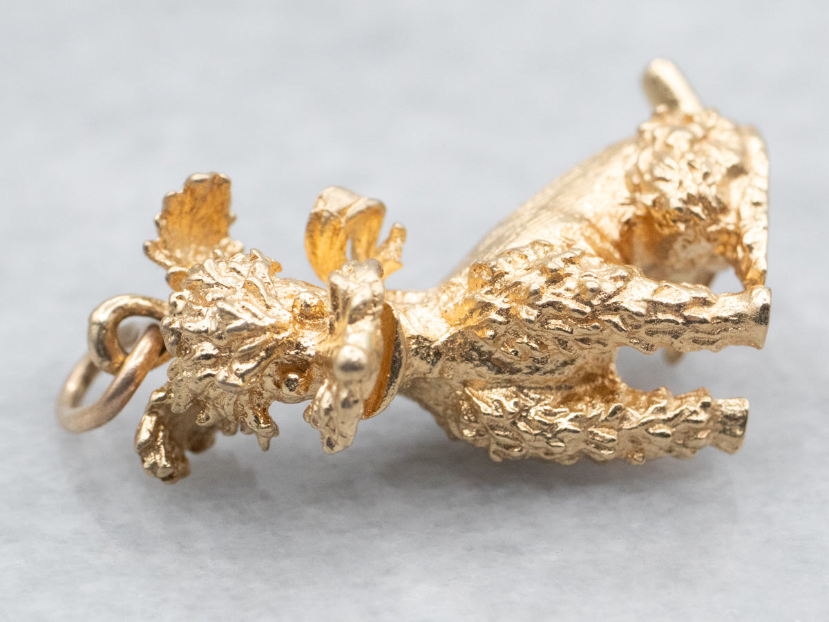 Good Pup, Sitting Dog Charm Pendant