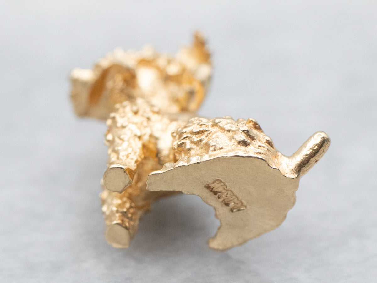 Good Pup, Sitting Dog Charm Pendant